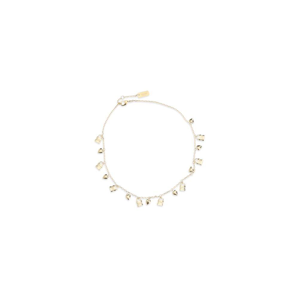 Collier Chloé Mini Paddington Doré Laiton – Authentique | HBPS Fashion