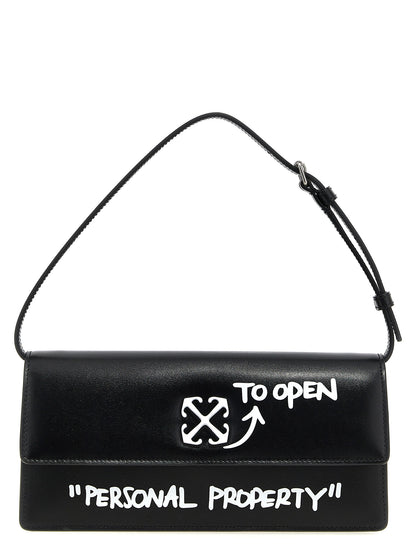 Sac à Bandoulière Off-White Jitney 1.0 Bicolore Cuir – Authentique | HBPS Fashion