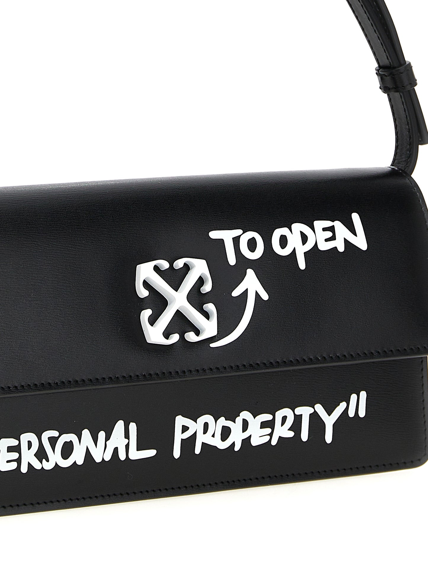 Sac à Bandoulière Off-White Jitney 1.0 Bicolore Cuir – Authentique | HBPS Fashion