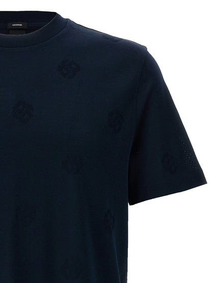 Hugo Boss Blue Cotton T-Shirt