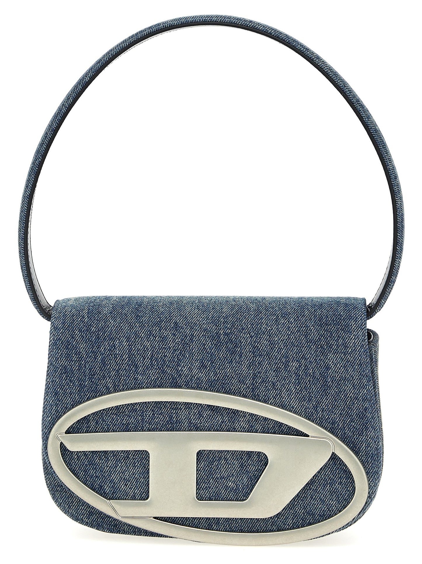 Diesel Blue Cotton Shoulder Bag
