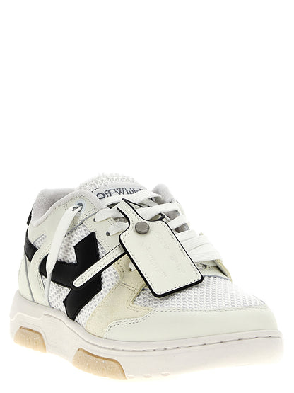 Off-White Slim Out Of Office – Sneakers Homme Blanc & Noir | HBPS Fashion