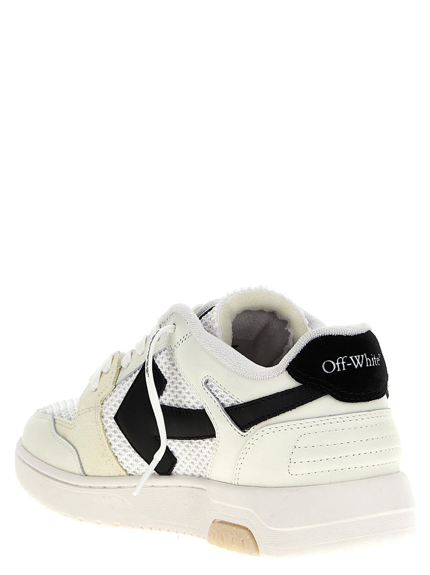 Off-White Slim Out Of Office – Sneakers Homme Blanc & Noir | HBPS Fashion