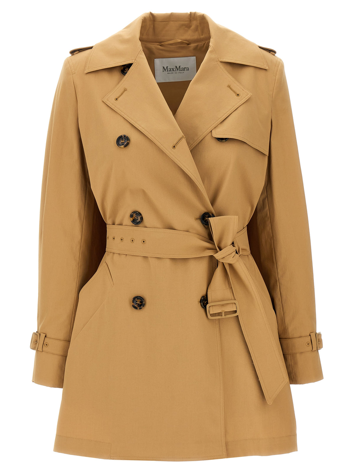 Imperméable Max Mara femme Landa en coton marron – MA-309560