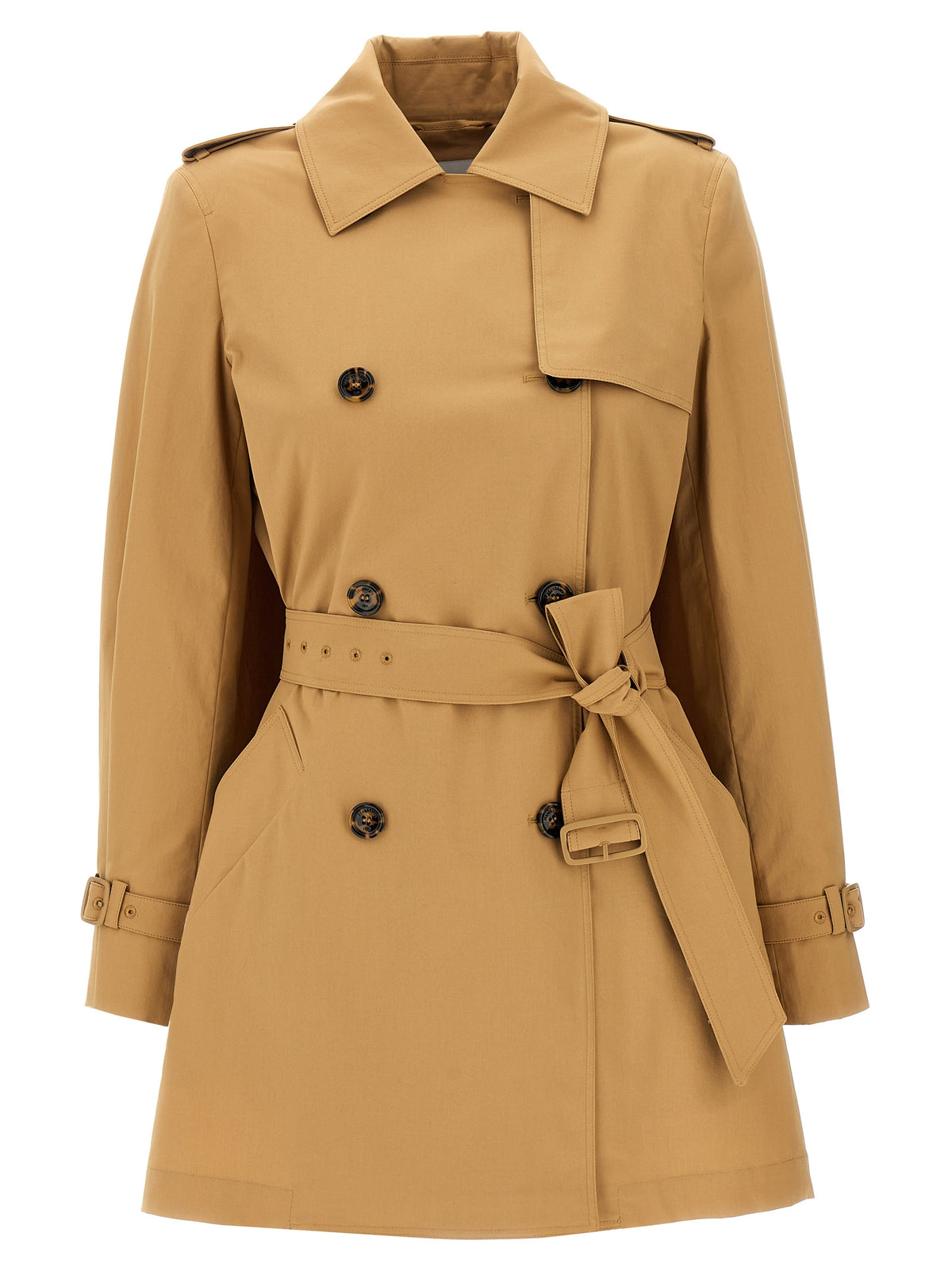 Imperméable Max Mara femme Landa en coton marron – MA-309560