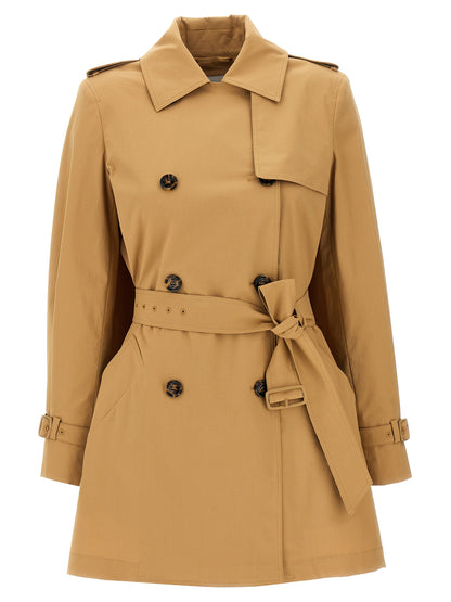 Imperméable Max Mara femme Landa en coton marron – MA-309560