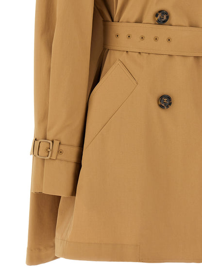 Imperméable Max Mara femme Landa en coton marron – MA-309560