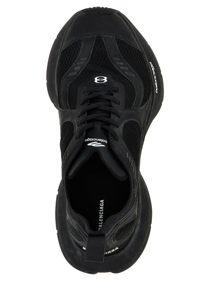 Balenciaga Black Polyester Athletic Sneakers