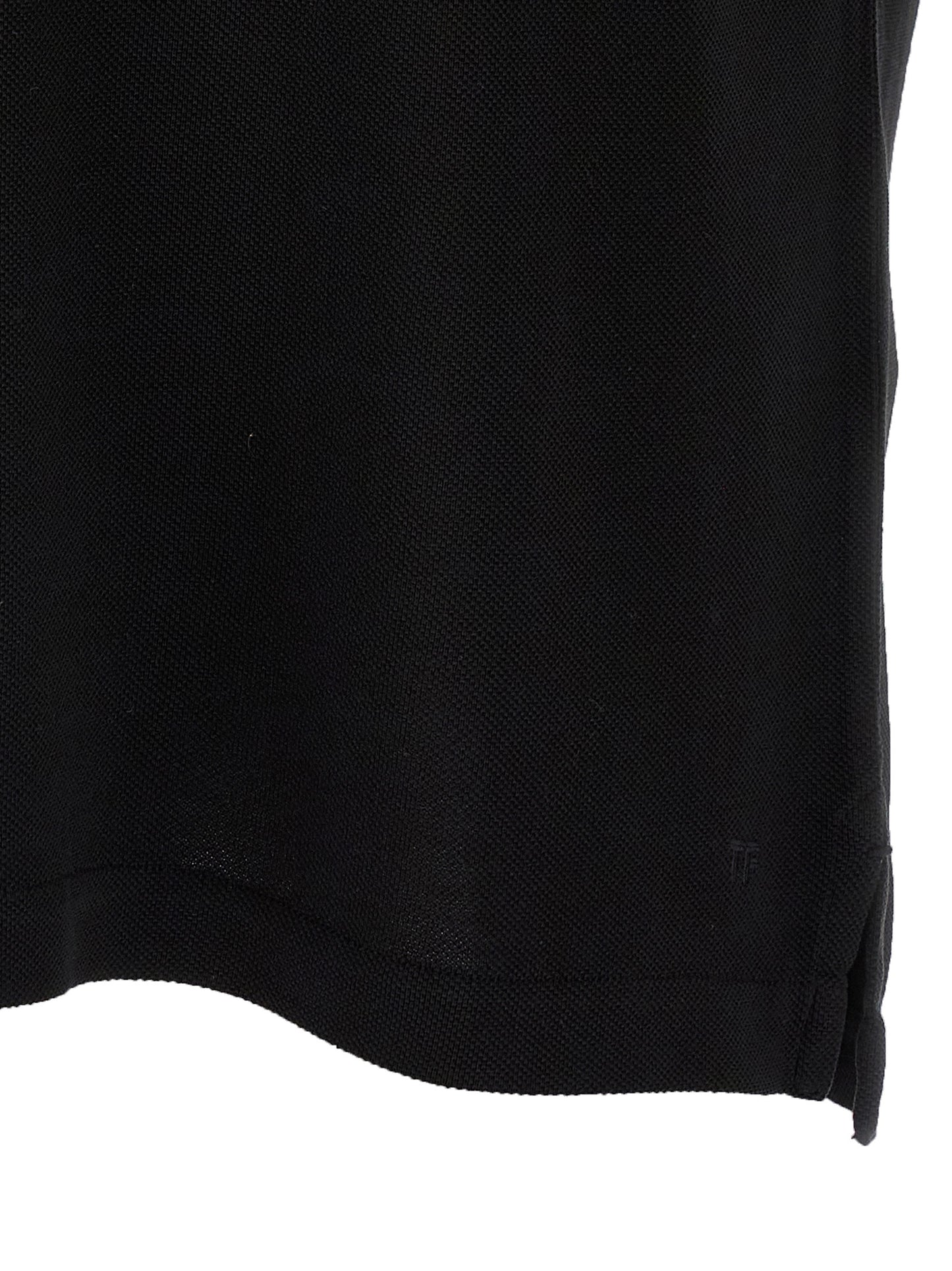 Tom Ford Black Lyocell Polo Shirt