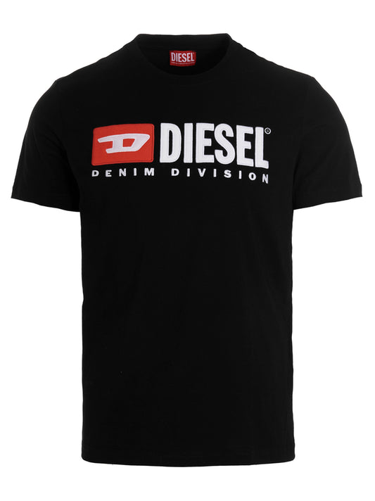 T-Shirt Diesel T-Boxt-Div Noir Coton Homme – Authentique | HBPS Fashion