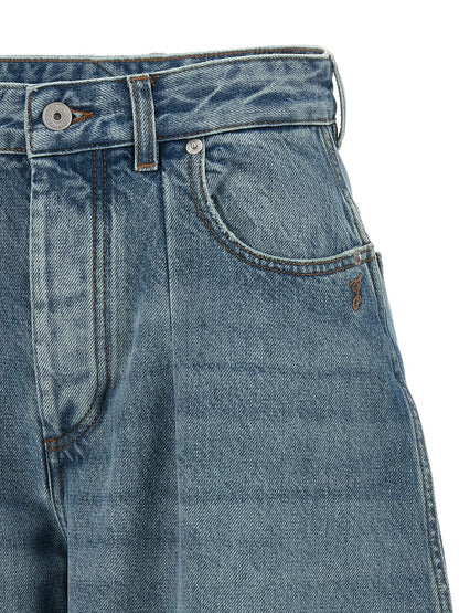 Jean Jacquemus femme Le De-Nimes Ovalo en coton bleu clair – JA-315474