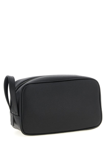 Dolce & Gabbana Black Calfskin Leather Wallet