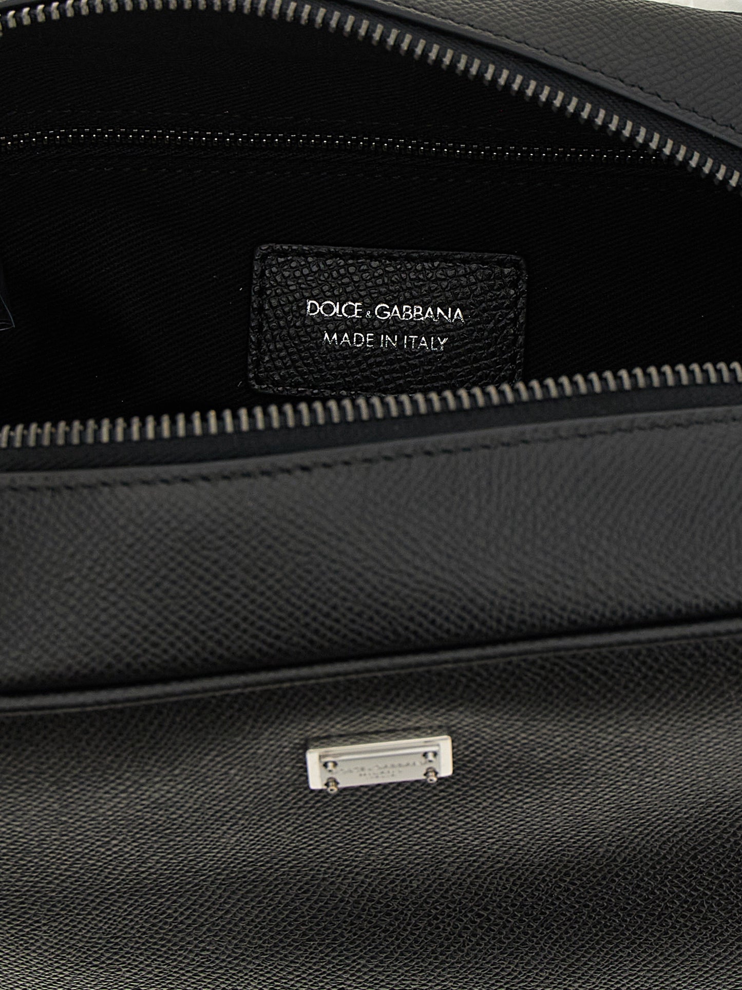 Dolce & Gabbana Black Calfskin Leather Wallet