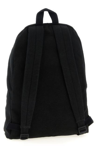 Balenciaga Black Cotton Backpack