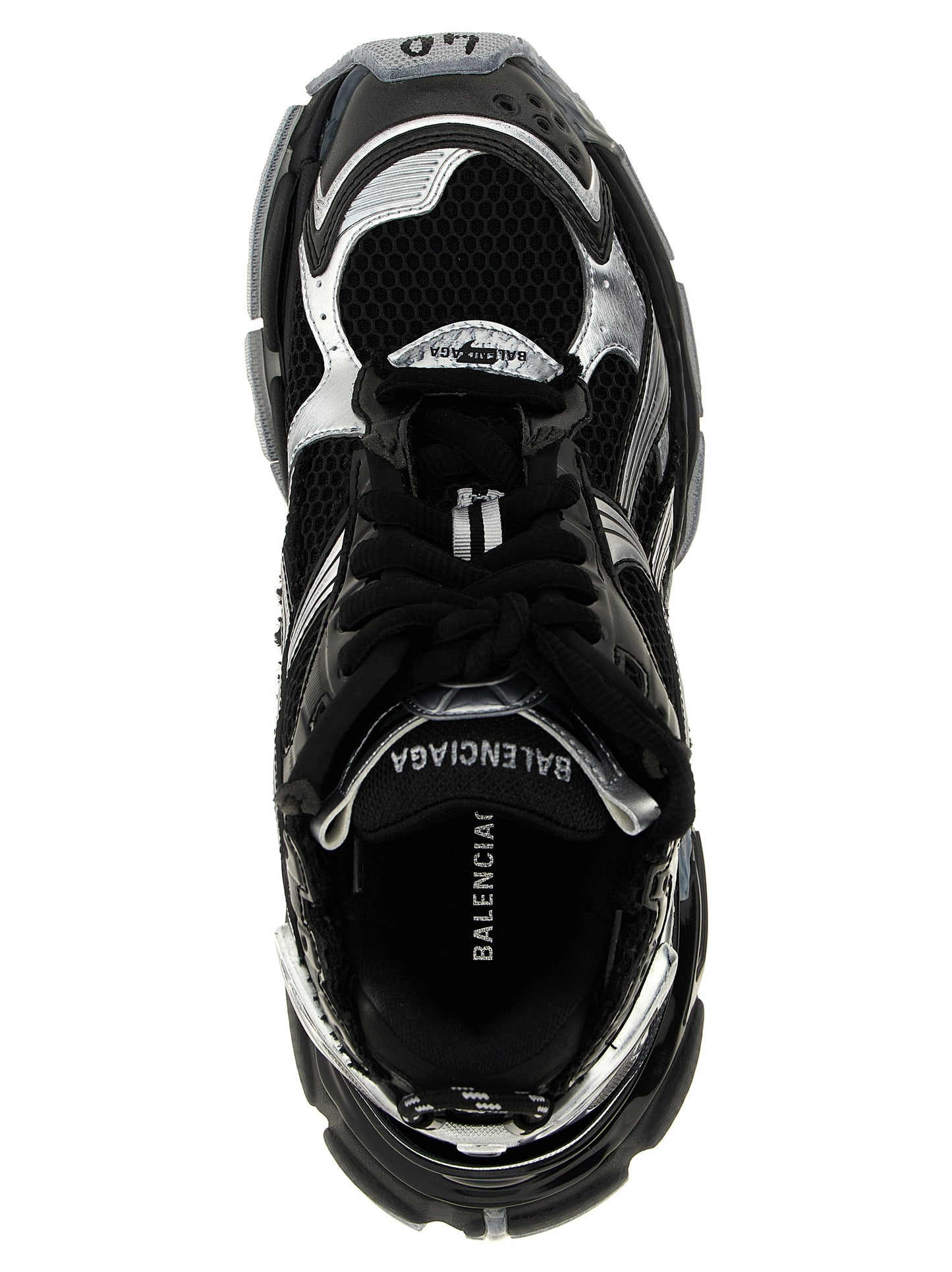Balenciaga Black Polyethylene Athletic Sneakers
