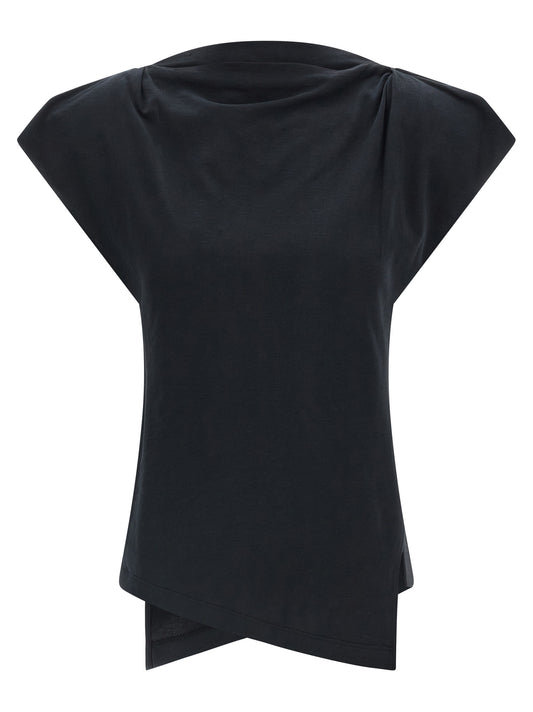 Isabel Marant Black Cotton T-Shirt