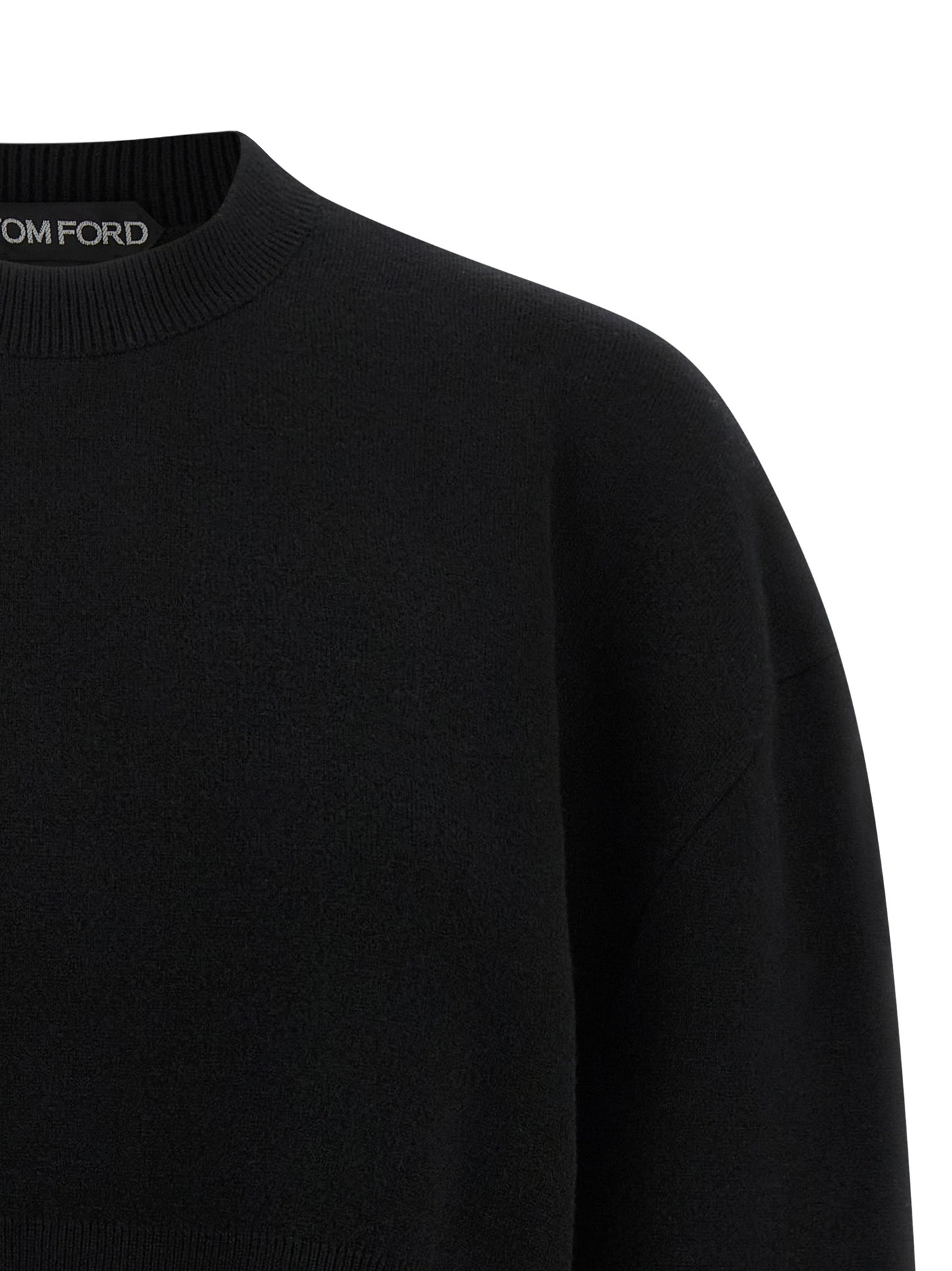 Tom Ford Black Virgin Wool Cardigan