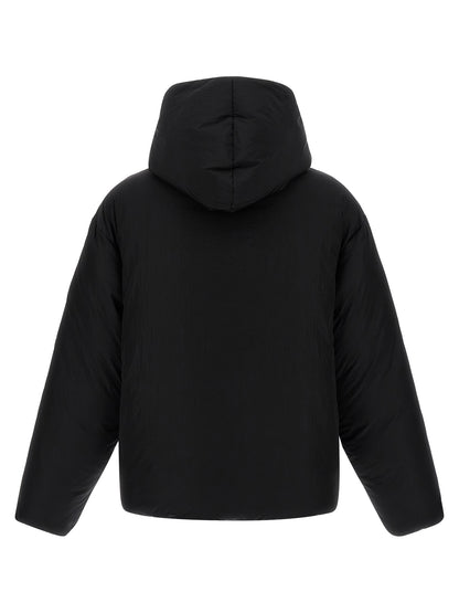 Jacquemus Black Polyamide Full-Length Jacket