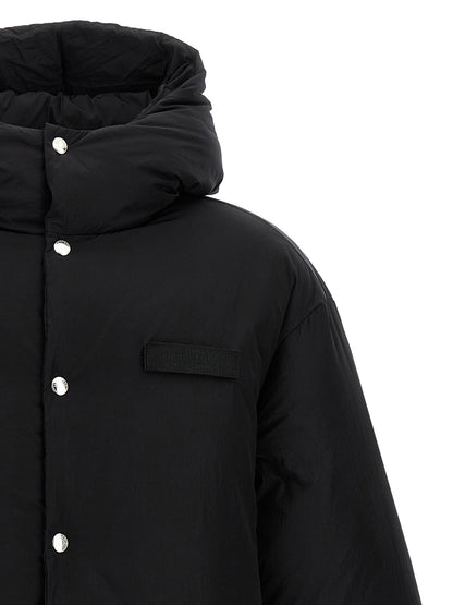 Jacquemus Black Polyamide Full-Length Jacket