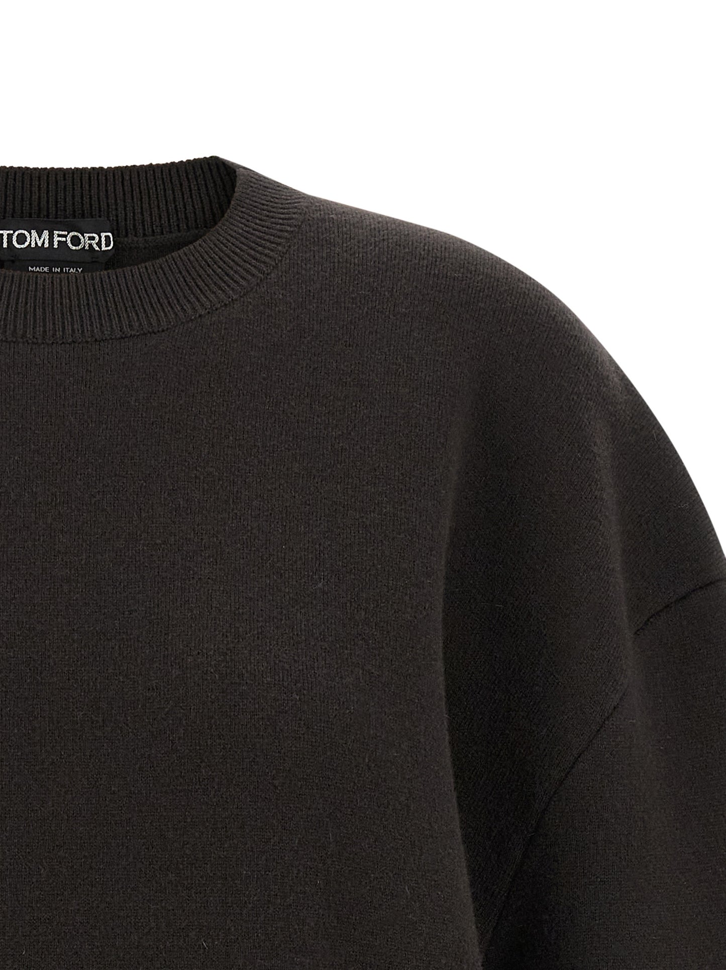 Tom Ford Brown Virgin Wool Short Dress