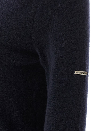 Balenciaga Blue Cashmere Cardigan