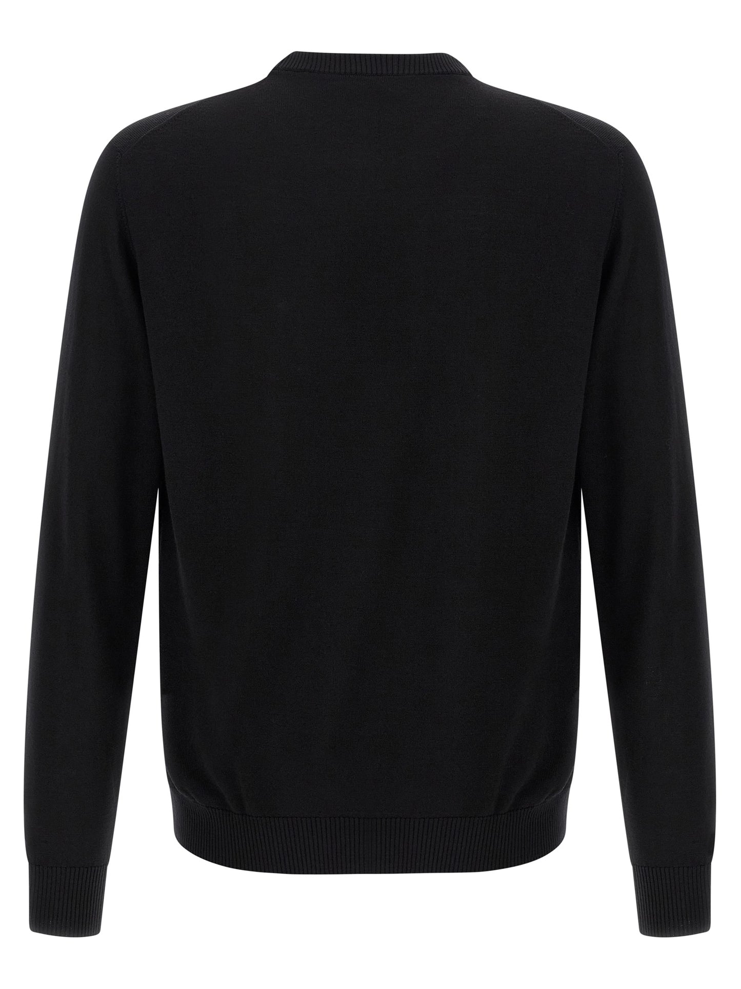 Fendi Black Virgin Wool Cardigan