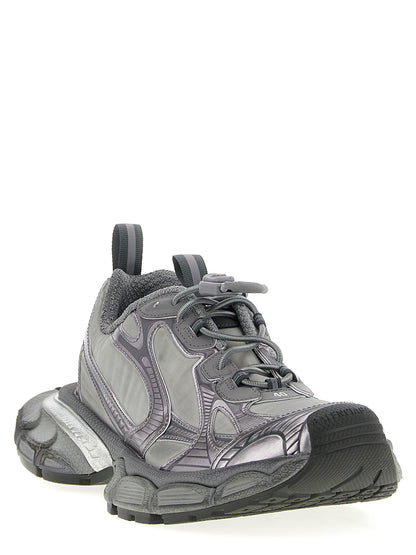 Balenciaga Gray Polyester Athletic Sneakers