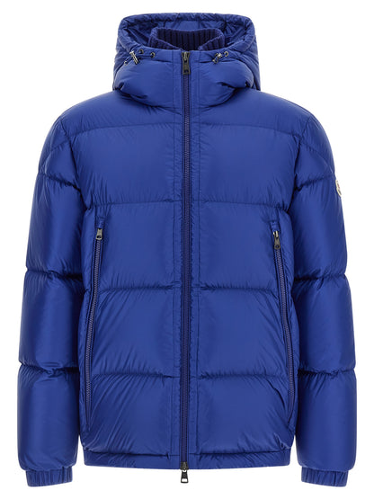Moncler Blue Polyamide Full-Length Jacket