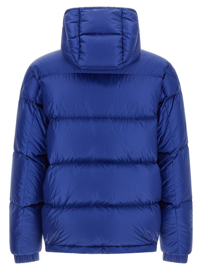 Moncler Blue Polyamide Full-Length Jacket
