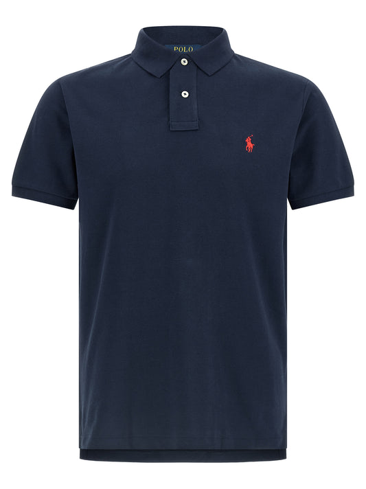 Polo Shirt Polo Ralph Lauren Piqué Coton Bleu Homme – Authentique | HBPS Fashion
