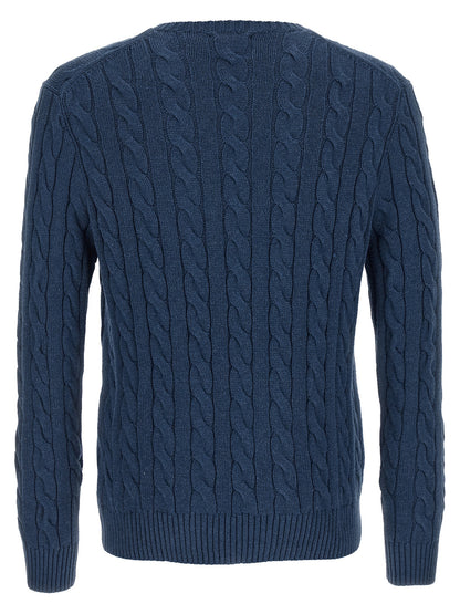 Polo Ralph Lauren Blue Cotton Cardigan