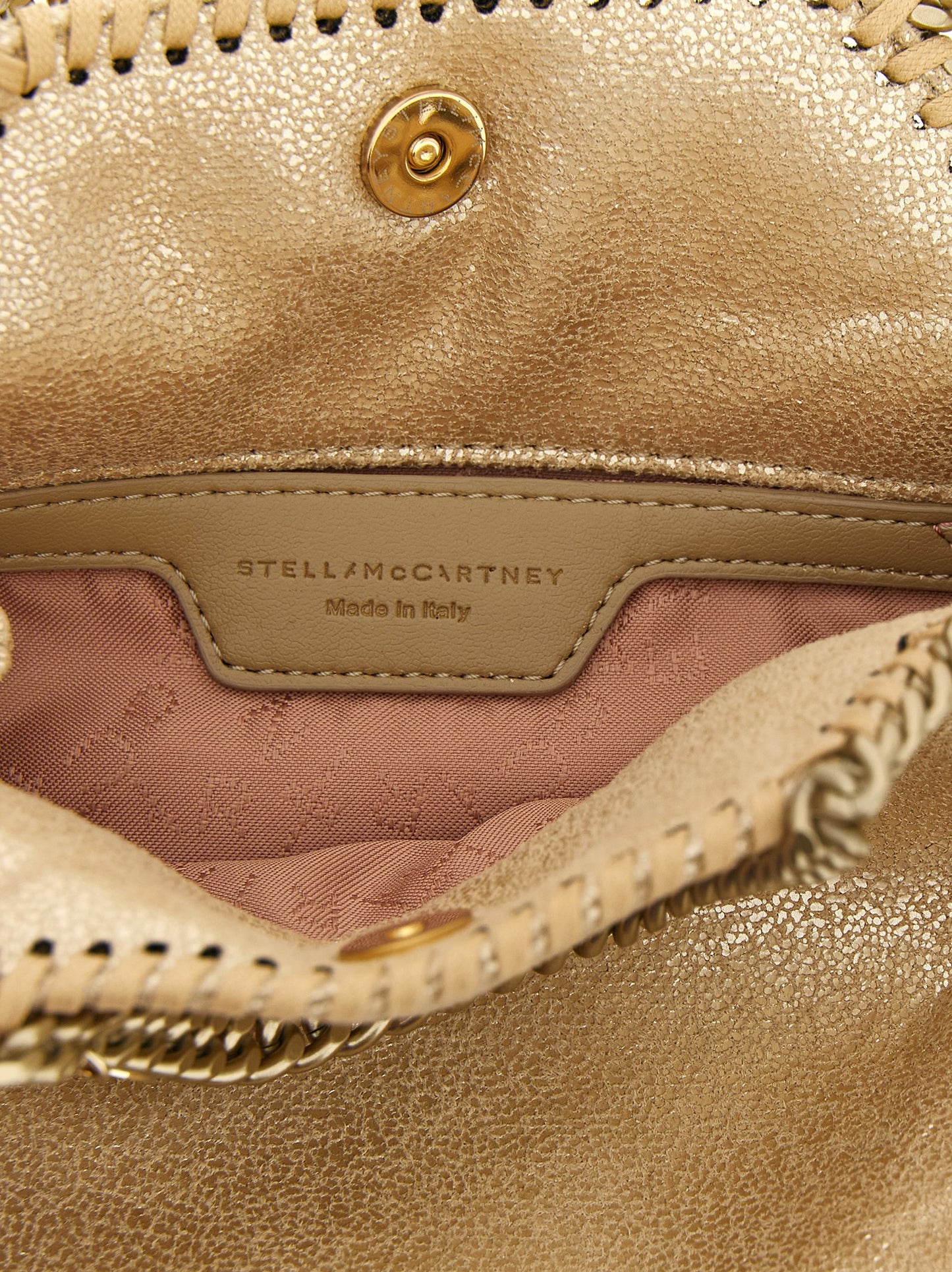 Stella McCartney Gold Polyester Handbag