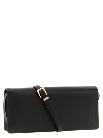 Tom Ford Black Goatskin Shoulder Bag