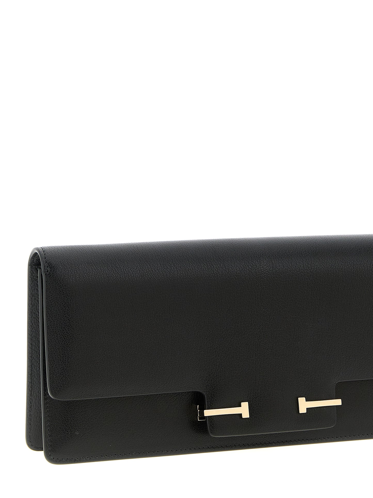 Tom Ford Black Goatskin Shoulder Bag