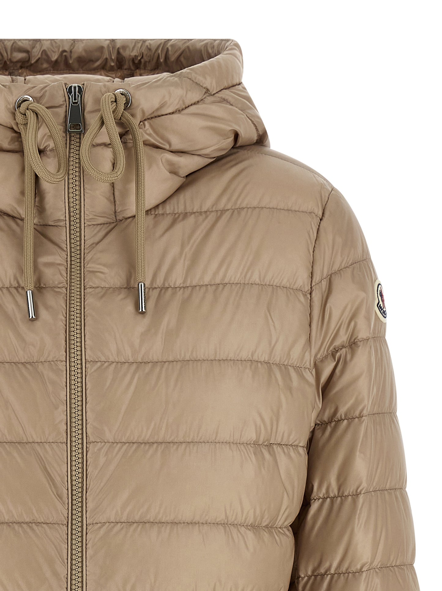 Moncler Beige Polyamide Full-Length Jacket
