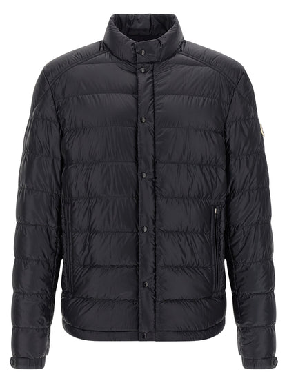 Moncler Blue Polyamide Full-Length Jacket