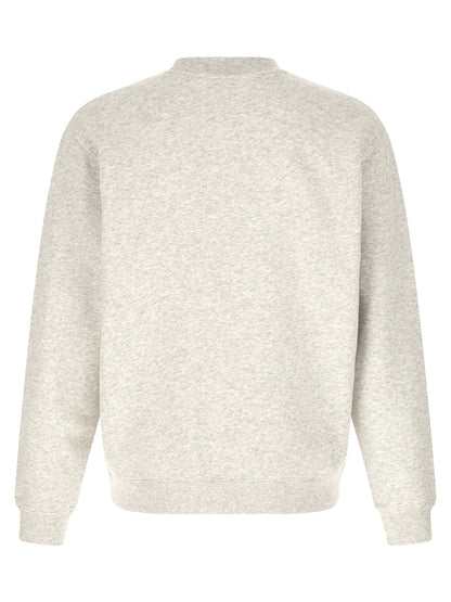Sweat-shirt Jacquemus homme Le Sweatshirt Gros Grain en coton gris – JA-326933