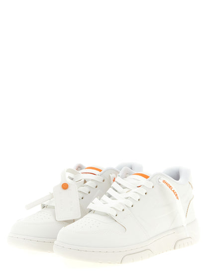 Off-White Orange Plastic Athletic Sneakers