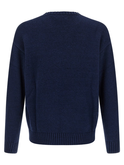 Polo Ralph Lauren Blue Linen Cardigan