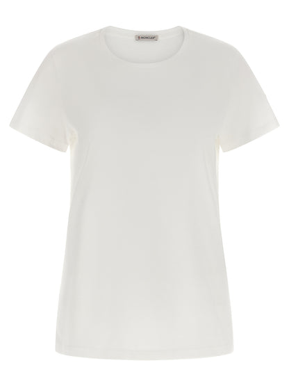 Moncler White Cotton T-Shirt