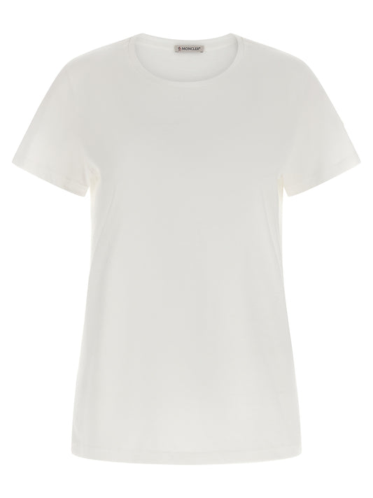 Moncler White Cotton T-Shirt
