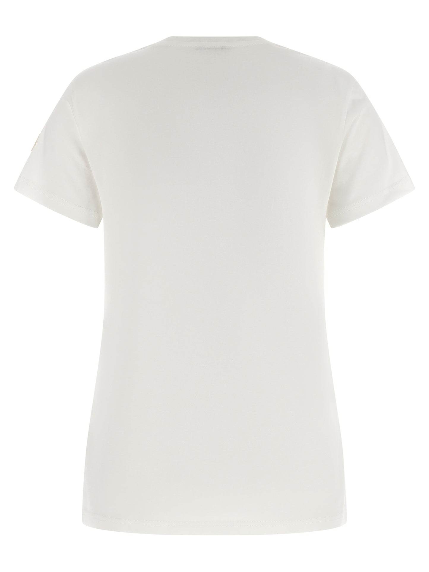 Moncler White Cotton T-Shirt