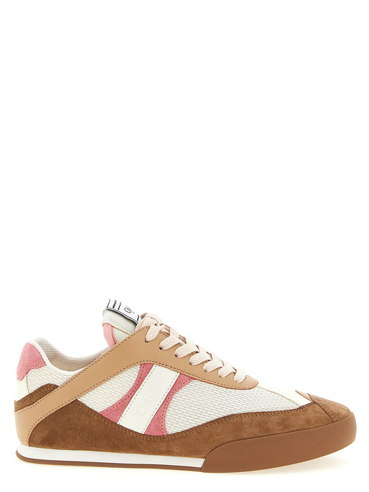 Sneakers Chloé Kick Multicolore Mesh Recyclé & Cuir Femme – Authentique | HBPS Fashion
