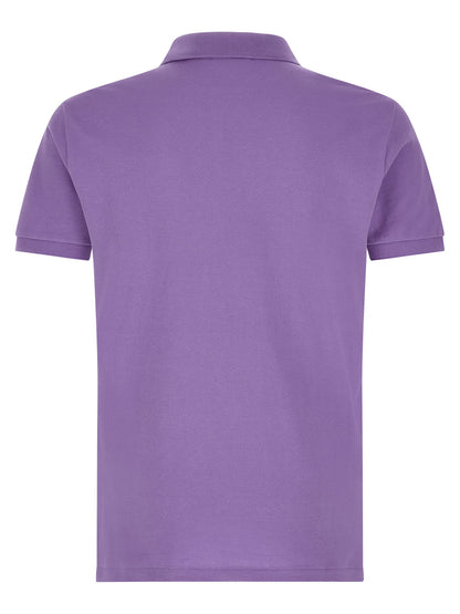 Polo Ralph Lauren Purple Cotton Polo Shirt