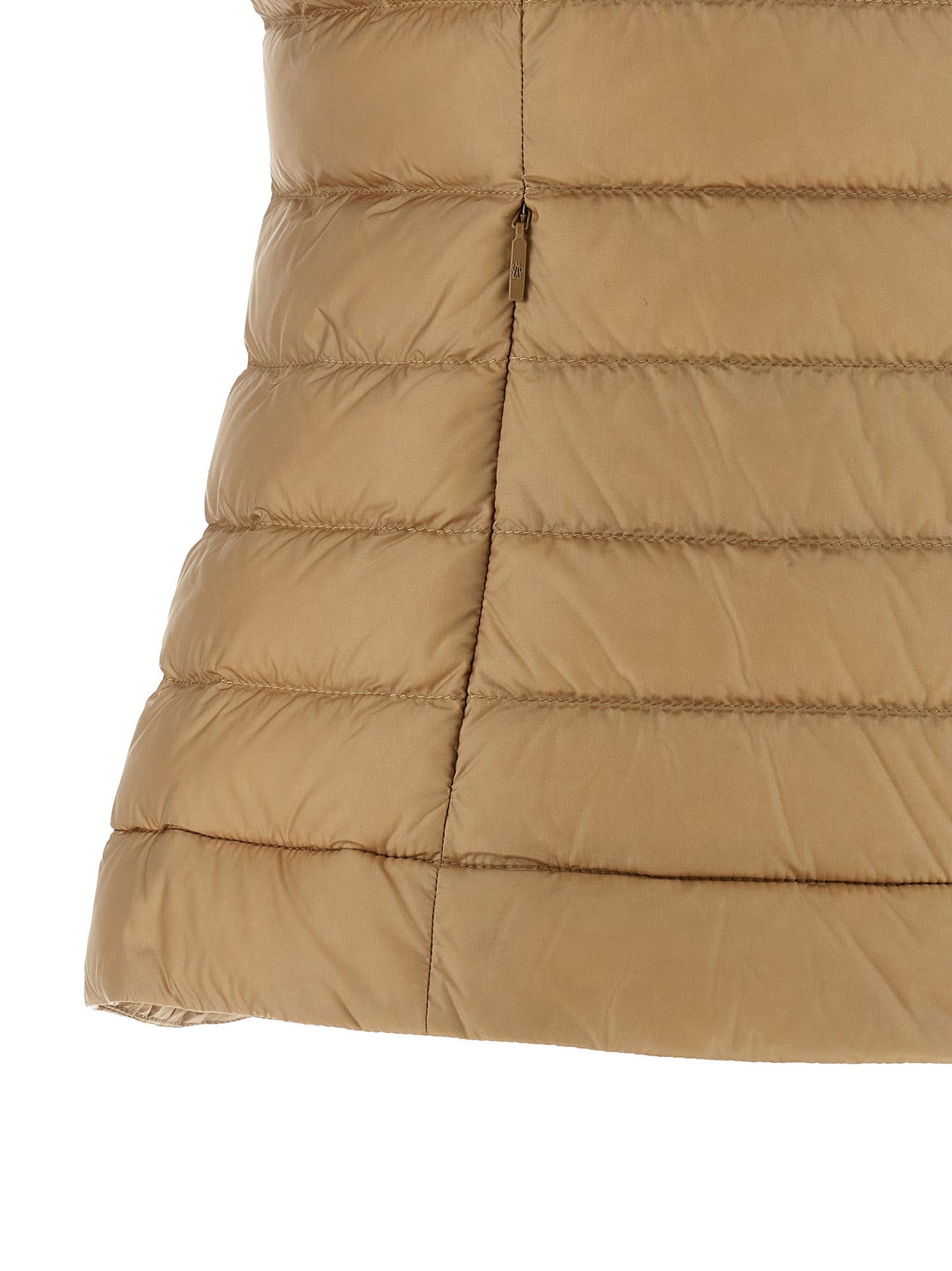 Moncler Beige Polyamide Sleeveless Jacket