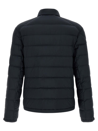 Moncler Blue Polyamide Full-Length Jacket