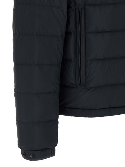 Moncler Blue Polyamide Full-Length Jacket