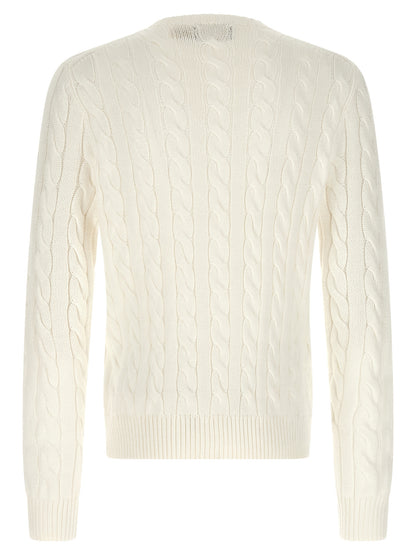 Polo Ralph Lauren White Cotton Cardigan
