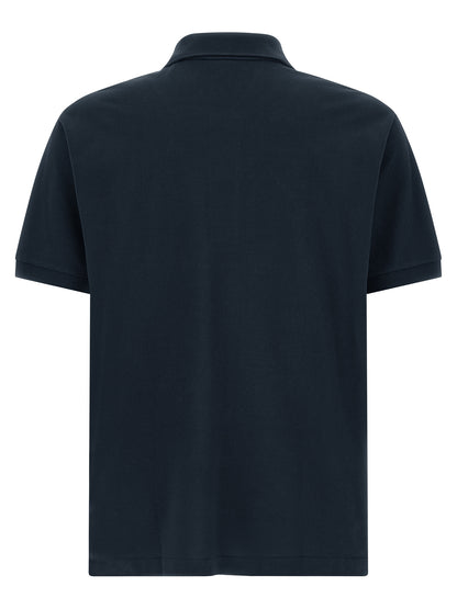 Lacoste Blue Cotton Polo Shirt