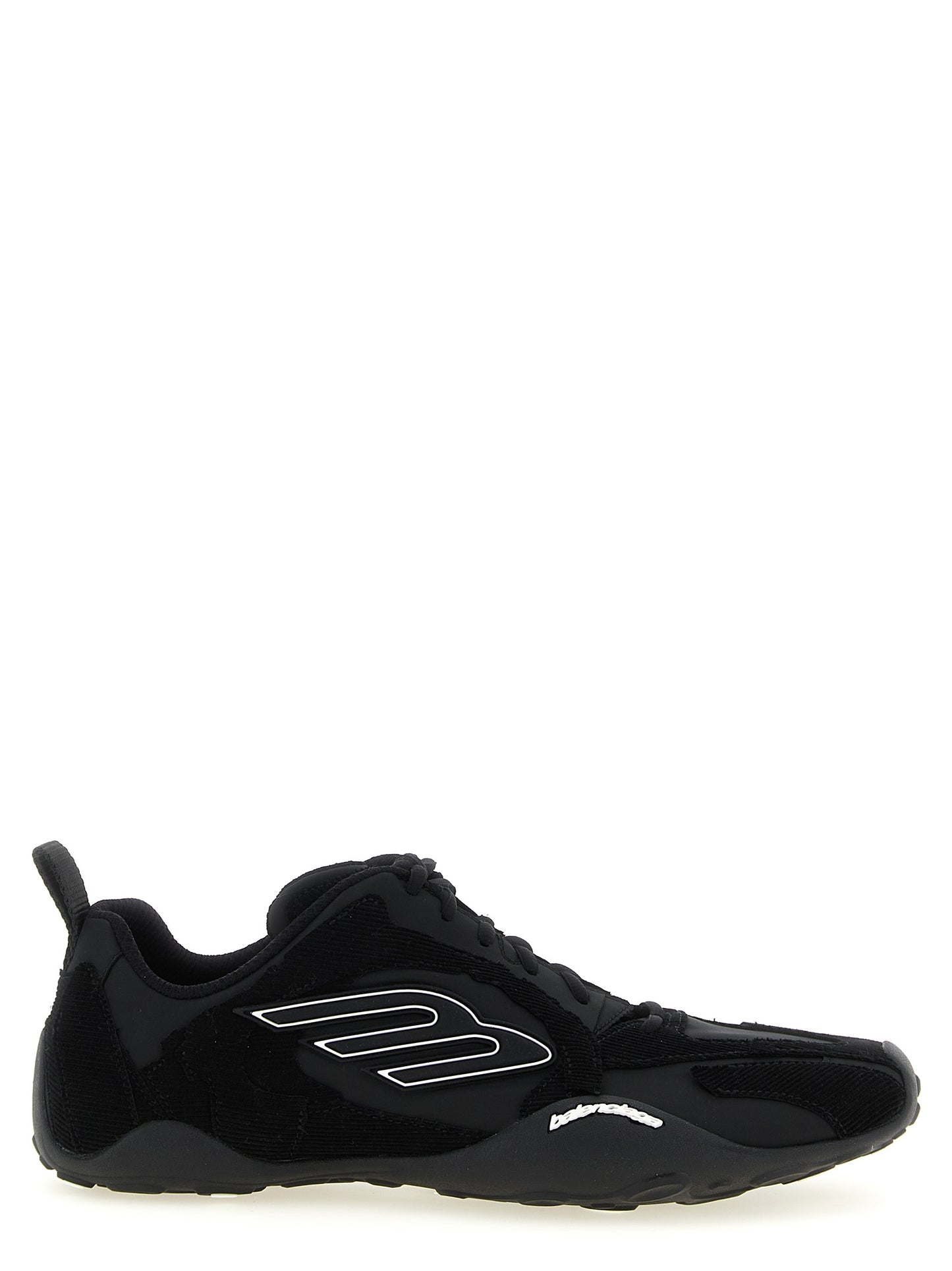 Balenciaga Black Polyester Athletic Sneakers